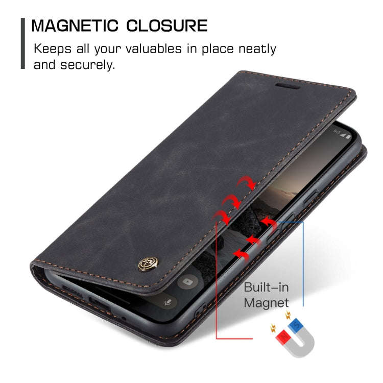 For Google Pixel 9 / 9 Pro CaseMe 013 Multifunctional Horizontal Flip Leather Phone Case(Black)