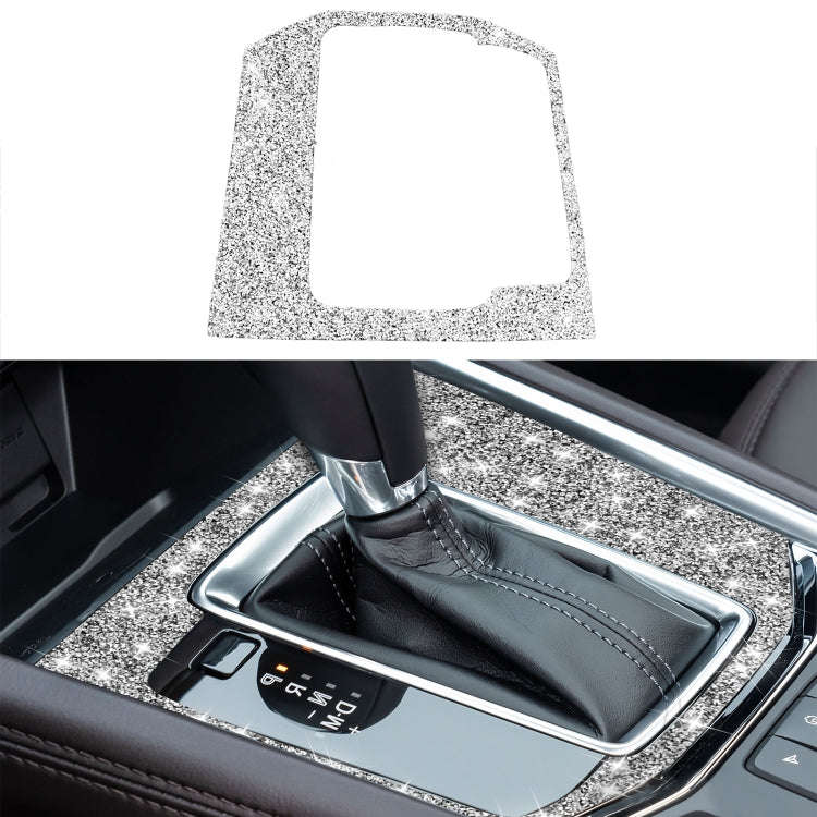 For Mazda CX-5 2017-2018 Car Gear Panel Diamond Decorative Sticker, Left Drive