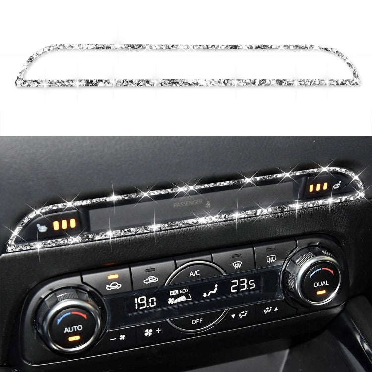 For Mazda CX-5 2017-2018 Car Center Control Panel Diamond Decorative Stickerr,Left and Right Driv...