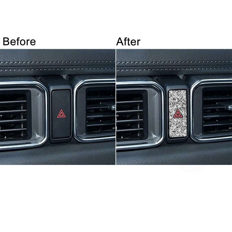 For Mazda CX-5 2017-2018 Car Warning Light Diamond Decorative Sticker,Left and Right Drive Universal