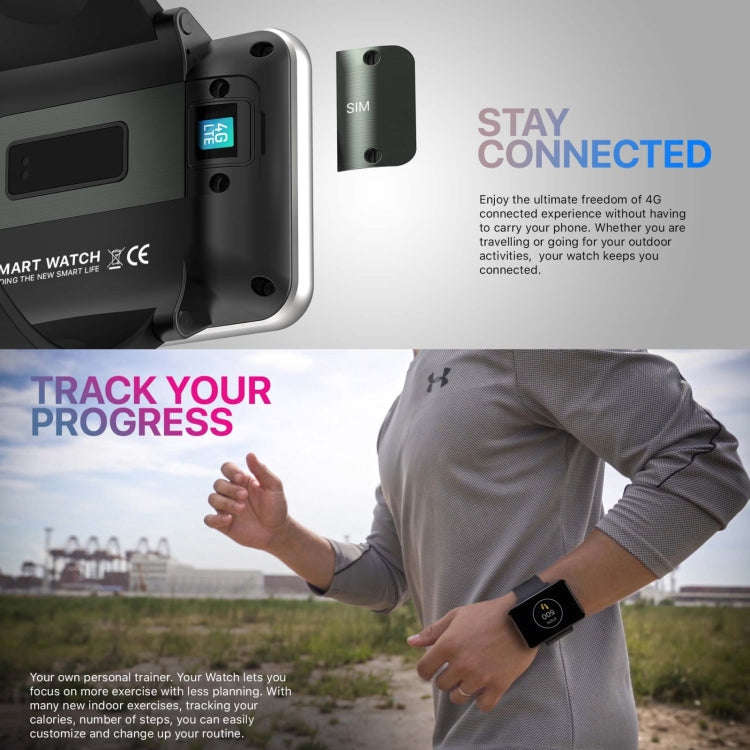 DM100 2.86 inch IPS Full Screen Smart Sport Watch, Support Independent Card Insertion / Multiple ...