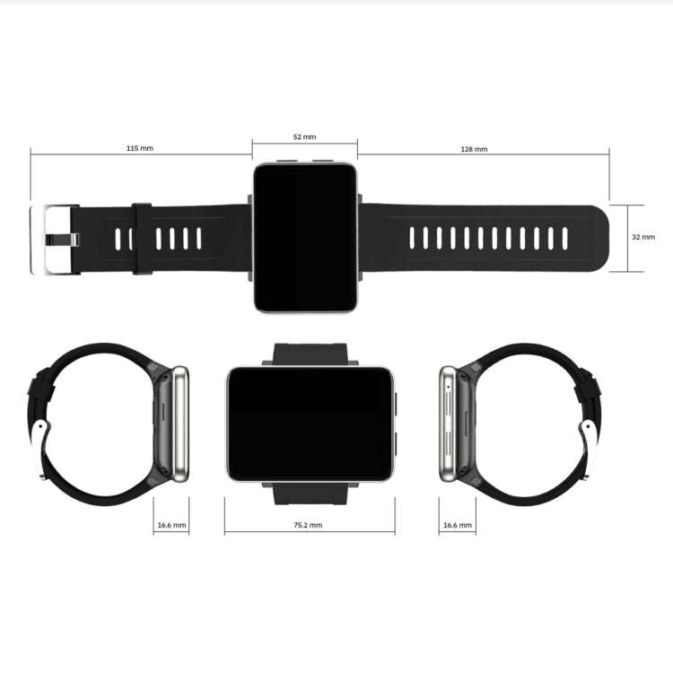 DM100 2.86 inch IPS Full Screen Smart Sport Watch, Support Independent Card Insertion / Multiple ...