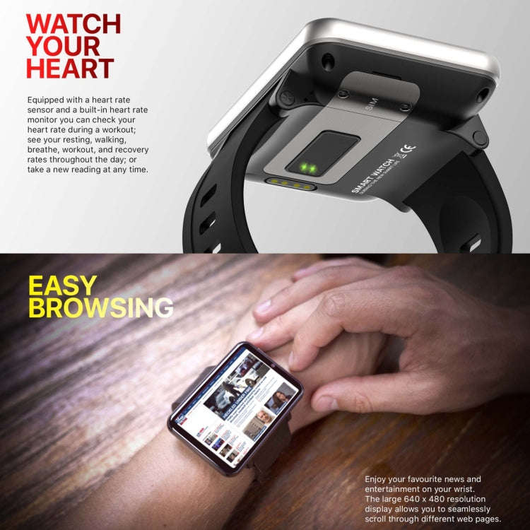 DM100 2.86 inch IPS Full Screen Smart Sport Watch, Support Independent Card Insertion / Multiple ...
