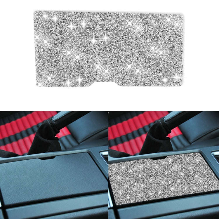 For Ford Mustang 2009-2013 Car Water Cup Storage Box Panel Diamond Decoration Sticker, Left Hand ...