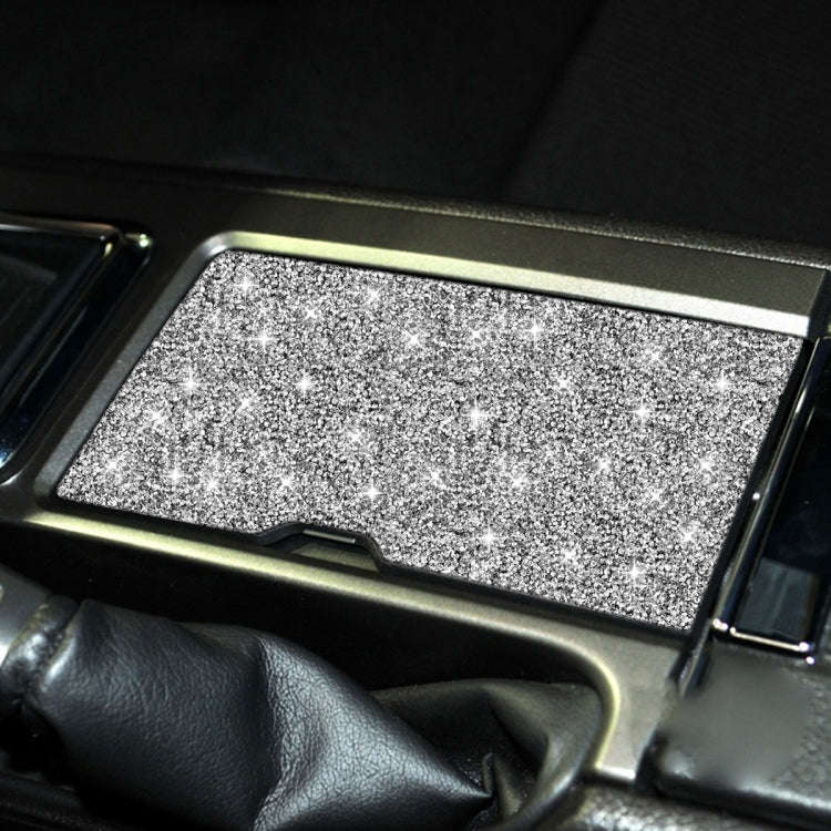 For Ford Mustang 2009-2013 Car Water Cup Storage Box Panel Diamond Decoration Sticker, Left Hand ...