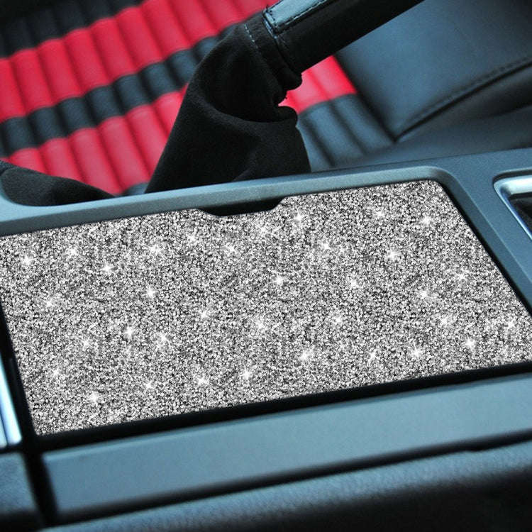 For Ford Mustang 2009-2013 Car Water Cup Storage Box Panel Diamond Decoration Sticker, Left Hand ...