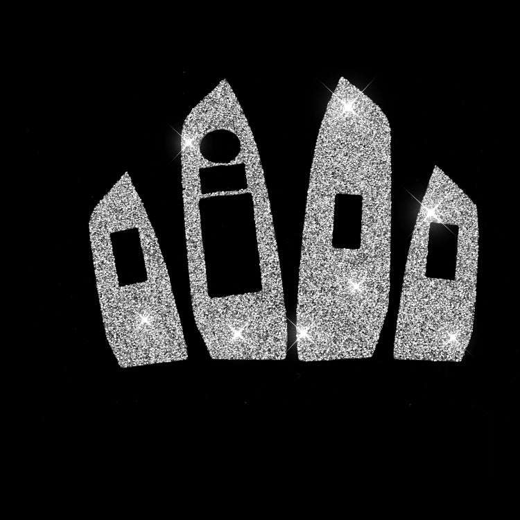 For Mazda CX-5 2017-2018 Car Window Button Panel Diamond Decorative Sticker, Right Drive