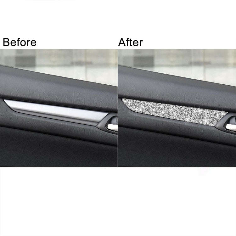 For Mazda CX-5 2017-2018 Car Door Panel Diamond Decorative Sticker,Left and Right Drive Universal