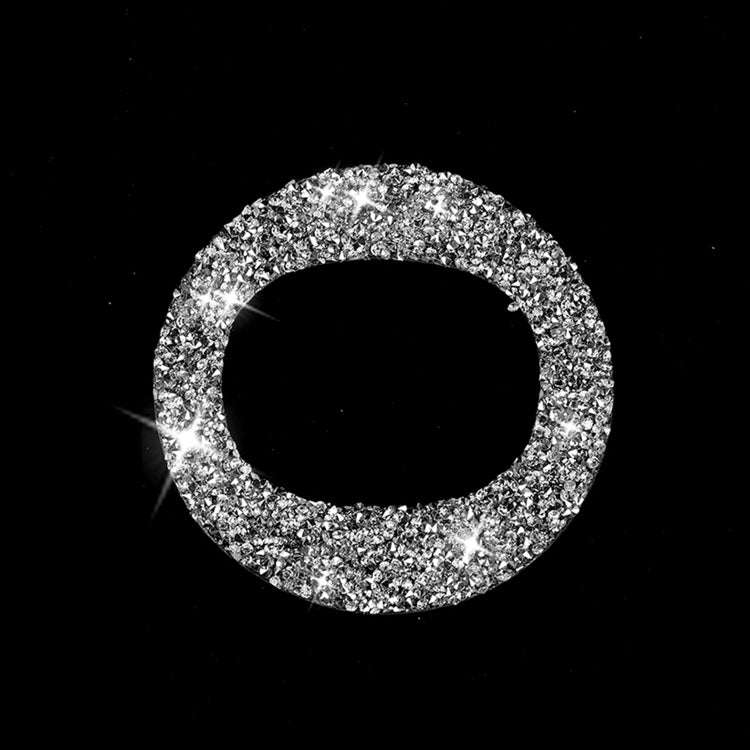 For Mazda CX-5 2017-2018 Car Steering Wheel Circle Diamond Decorative Sticker,Left and Right Driv...