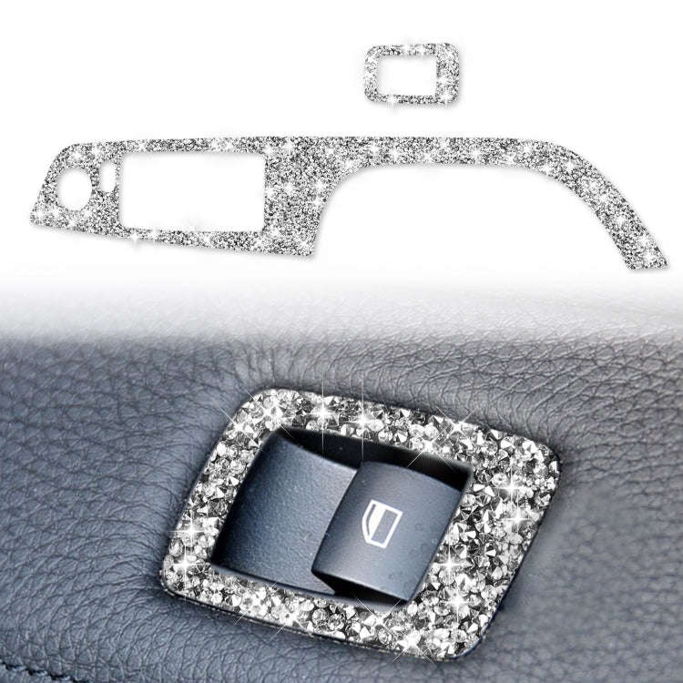For BMW 3 Series E92 2005-2012 Car Window Lift Panel with Folding Key 40.4cm Diamond Decorative S...