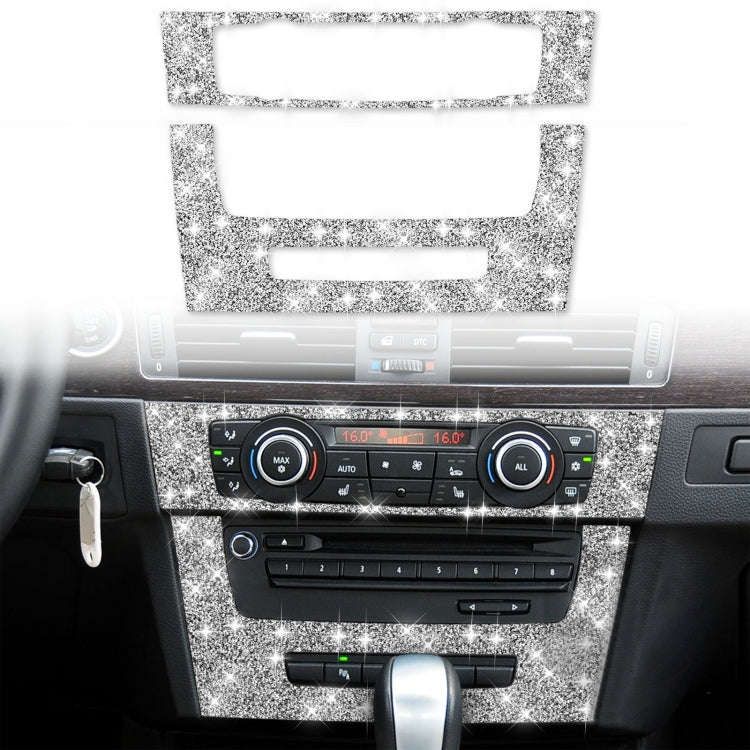 For BMW 3 Series E90 / E92 2005-2012 Car Aircondition CD Control Panel Premium Diamond Decorative...