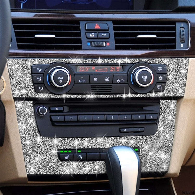 For BMW 3 Series E90 / E92 2005-2012 Car Aircondition CD Control Panel Premium Diamond Decorative...