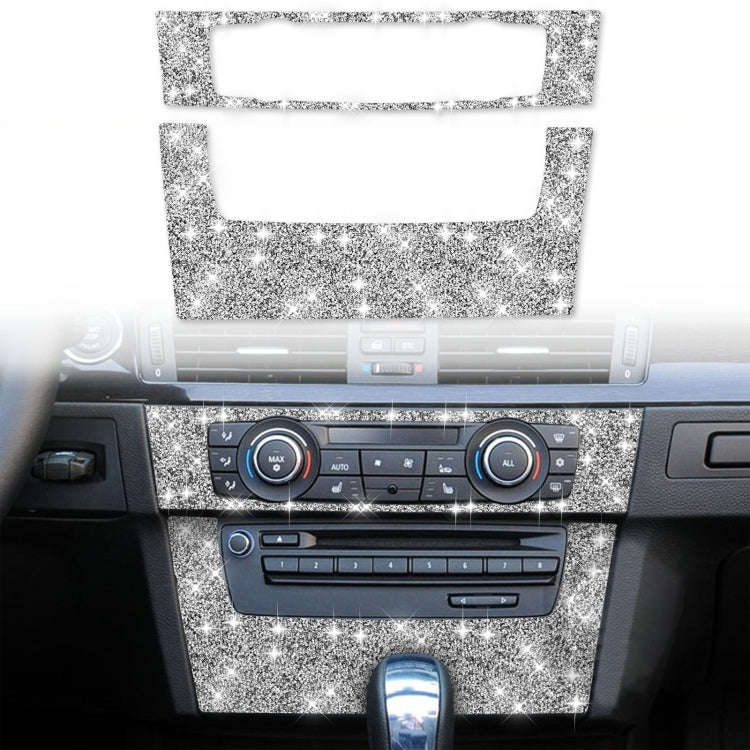 For BMW 3 Series E90 / E92 2005-2012 Car Aircondition CD Control Panel Premium Diamond Decorative...