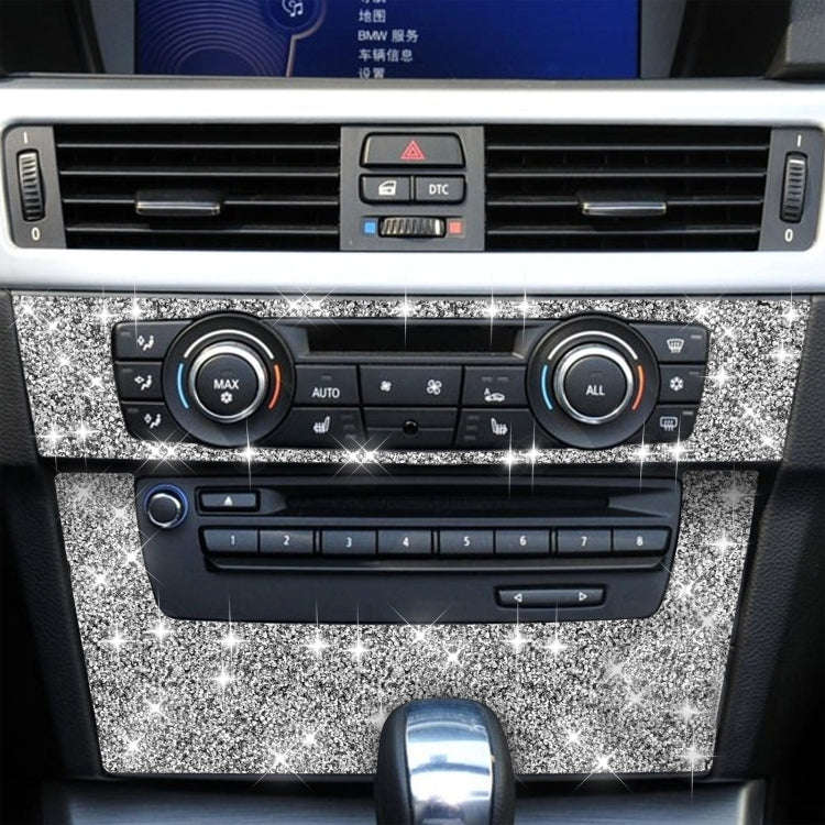 For BMW 3 Series E90 / E92 2005-2012 Car Aircondition CD Control Panel Premium Diamond Decorative...
