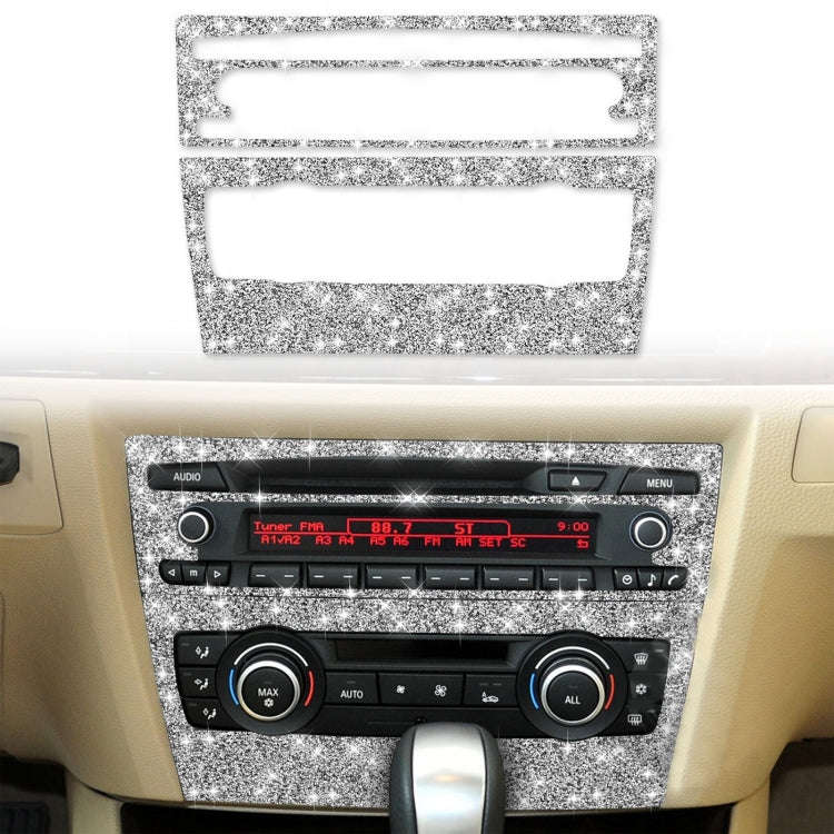 For BMW 3 Series E90 / E92 2005-2012 Car Aircondition CD Control Panel Basic Diamond Decorative S...