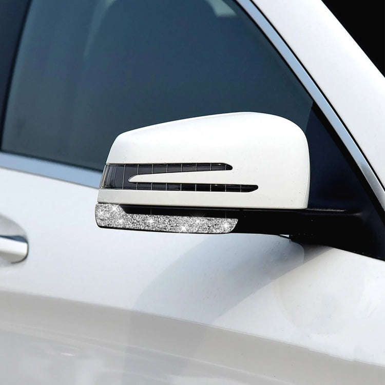 For Mercedes-Benz A/B/C/E Class Car Rearview Mirror Anti-collision Strip A Diamond Decorative Sti...