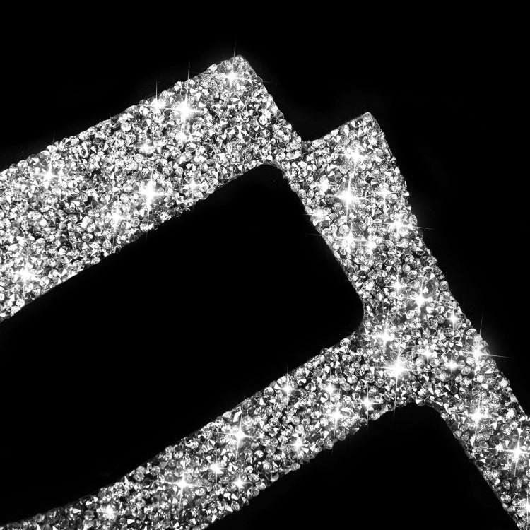 For Mercedes-Benz C-class W204 2007-2013 Car Gear Panel Diamond Decorative Sticker, Right-hand Drive
