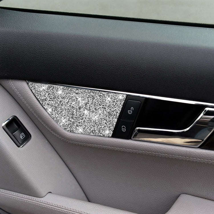 For Mercedes-Benz C-class W204 2007-2013 Car Seat Adjustment A Diamond Decorative Sticker, Left-h...