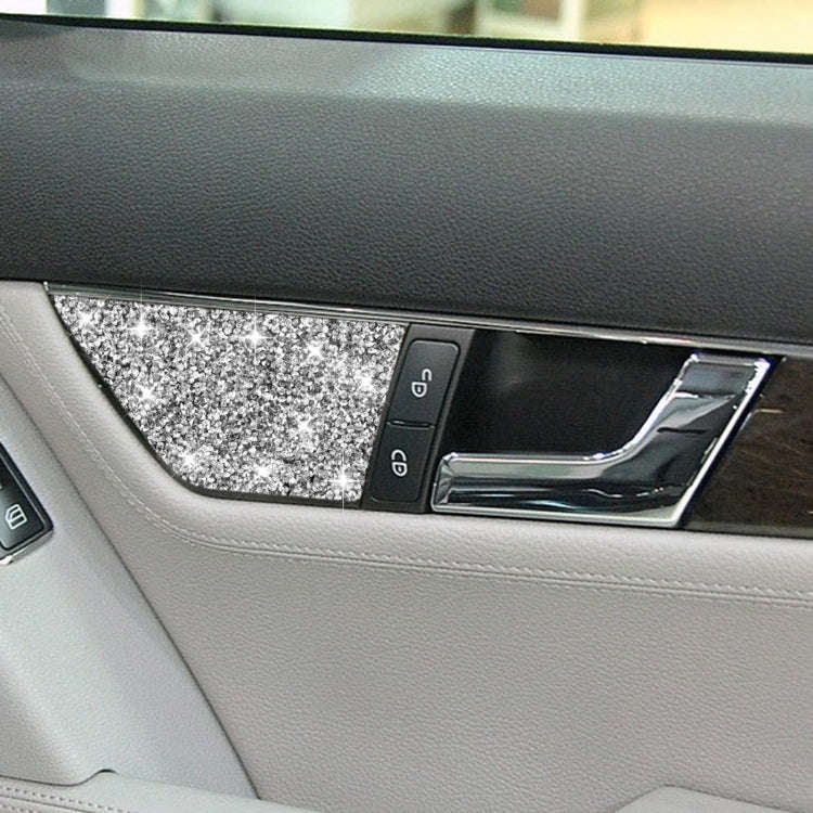 For Mercedes-Benz C-class W204 2007-2013 Car Seat Adjustment C Diamond Decorative Sticker, Left a...