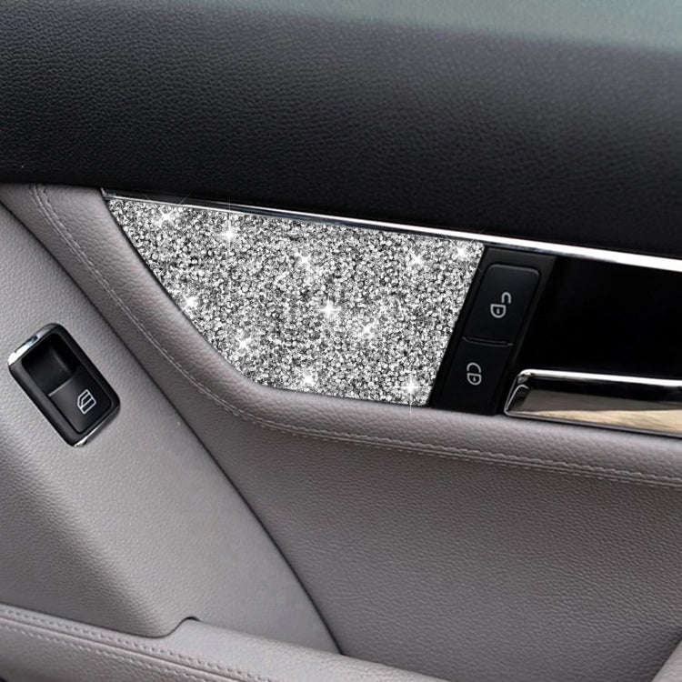 For Mercedes-Benz C-class W204 2007-2013 Car Seat Adjustment C Diamond Decorative Sticker, Left a...