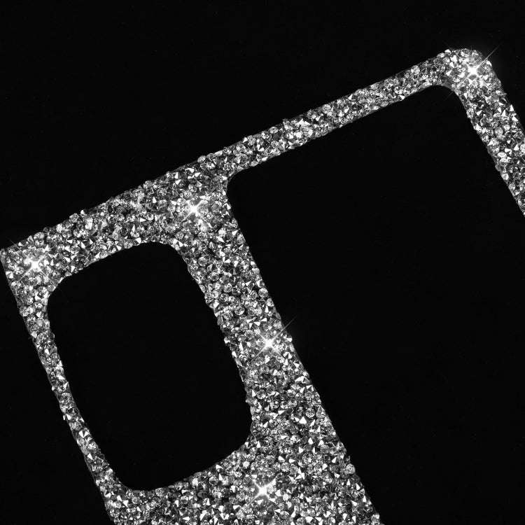 For BMW 3 Series E90 / E92 2005-2012 Car Rear Seat Aircondition B-Type Diamond Decorative Sticker