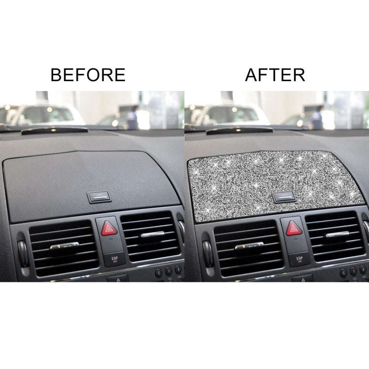 For Mercedes-Benz C-class W204 2007-2010 Car Console Navigation Diamond Decorative Sticker, Left ...