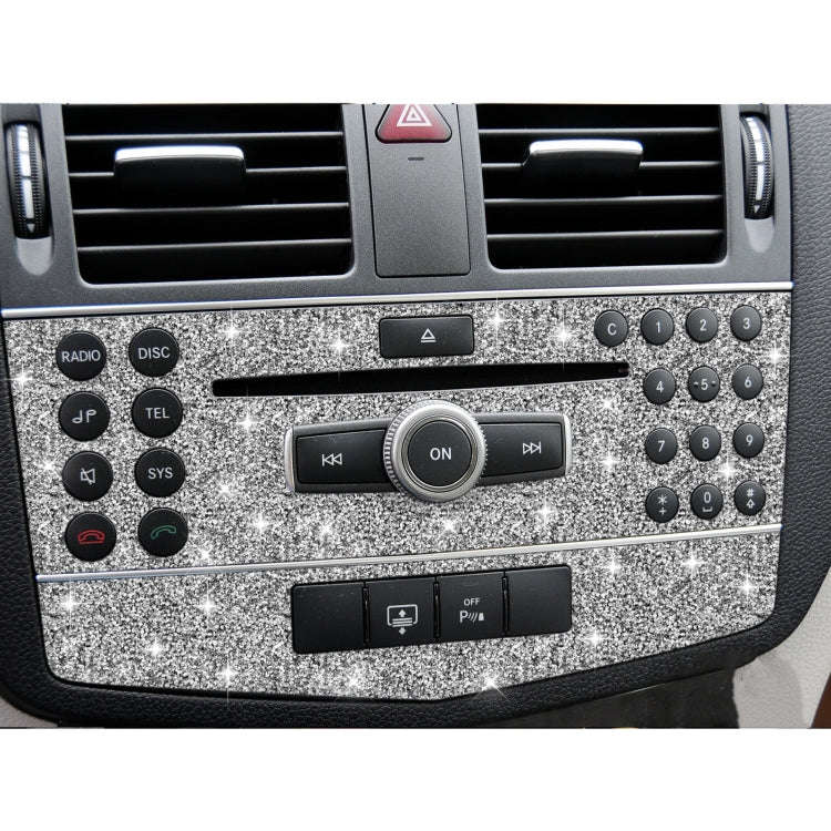 For Mercedes-Benz C-class W204 2007-2010 Car Central Control Panel C Diamond Decorative Sticker, ...