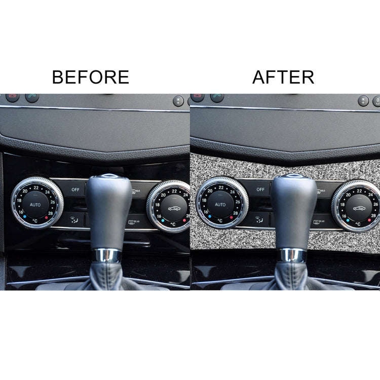 For Mercedes-Benz C-class W204 2007-2010 Car AC Panel D Diamond Decorative Sticker, Left and Righ...