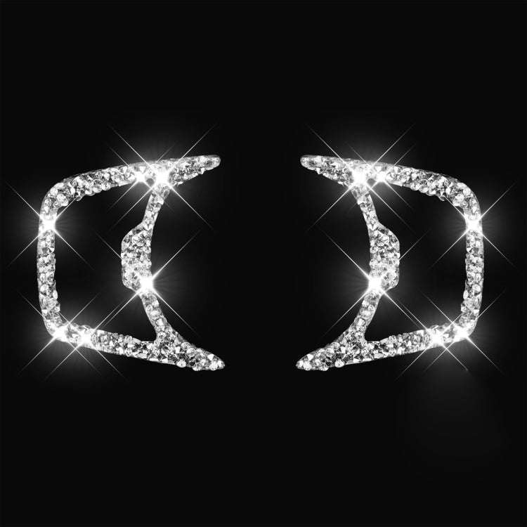 For Ford Mustang 2015-2020 Car Headlight Diamond Decoration Sticker, Left and Right Drive
