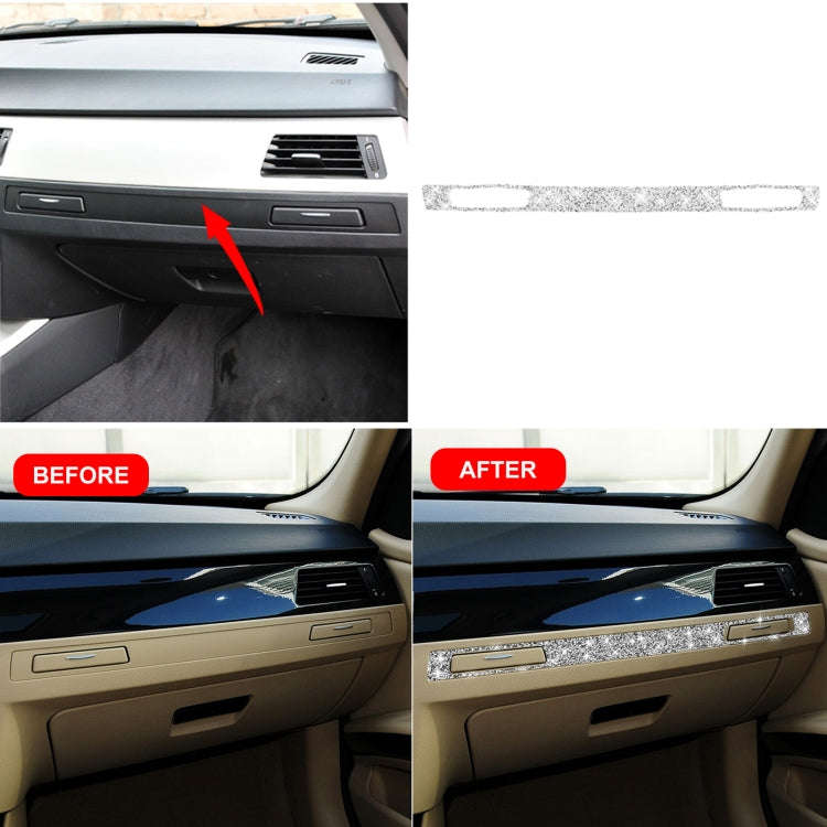 For BMW 3 Series E90 / E92 / E93 2005-2012 Car Passenger Side Center Control Diamond Decorative S...