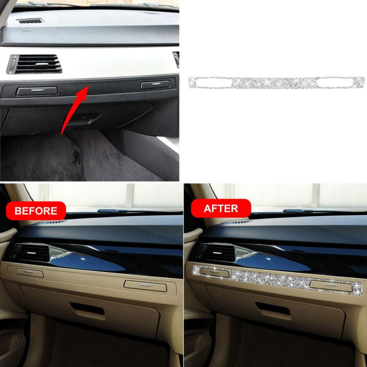 For BMW 3 Series E90 / E92 / E93 2005-2012 Car Passenger Side Center Control Diamond Decorative S...