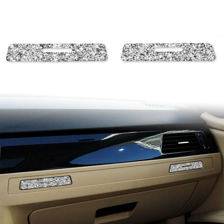 For BMW 3 Series E90 / E92 / E93 2005-2012 Car Passenger Side Center Control Hole Diamond Decorat...