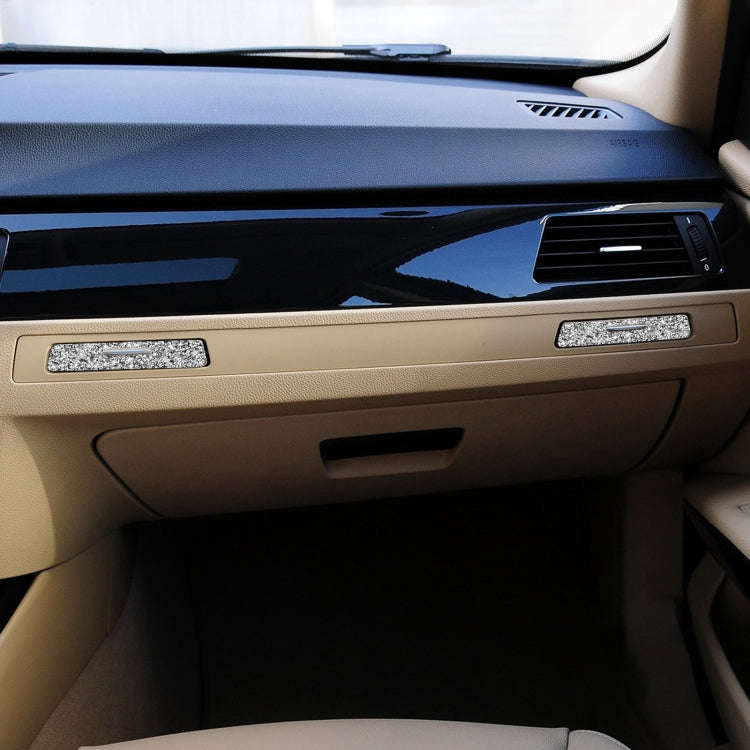 For BMW 3 Series E90 / E92 / E93 2005-2012 Car Passenger Side Center Control Hole Diamond Decorat...