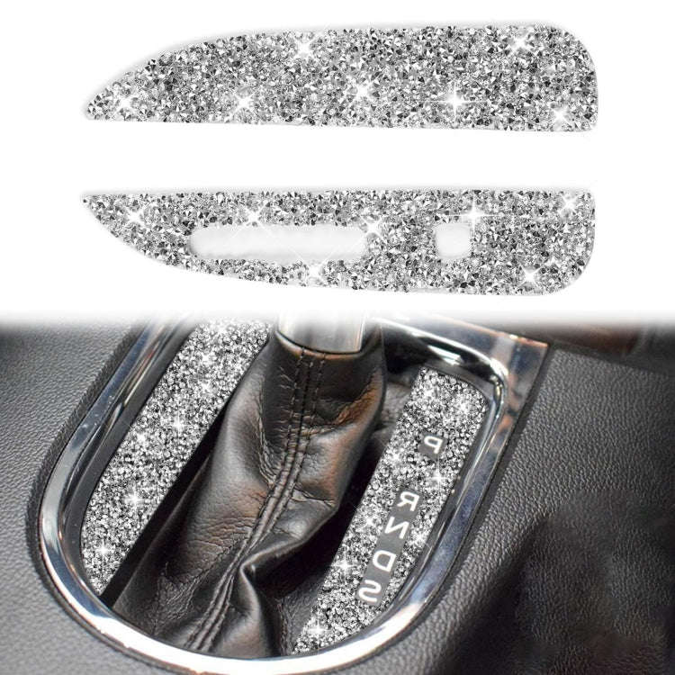 For Ford Mustang 2015-2020 Car Gearshift Panel Diamond Decoration Sticker, Right Drive