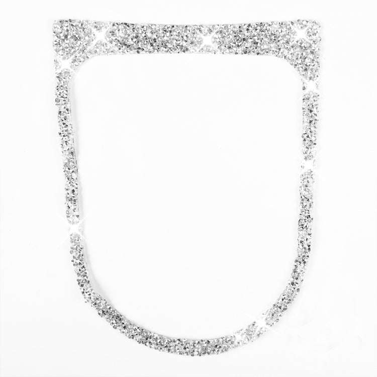 For Ford Mustang 2015-2020 Car Gear Shift Outer Ring Diamond Decoration Sticker, Left and Right D...