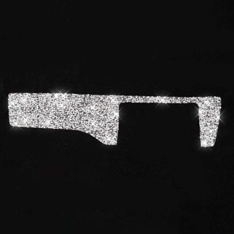 For Honda Civic 2016-2019 Car Headlight Switch Panel Diamond Decorative Sticker, Right-hand Drive