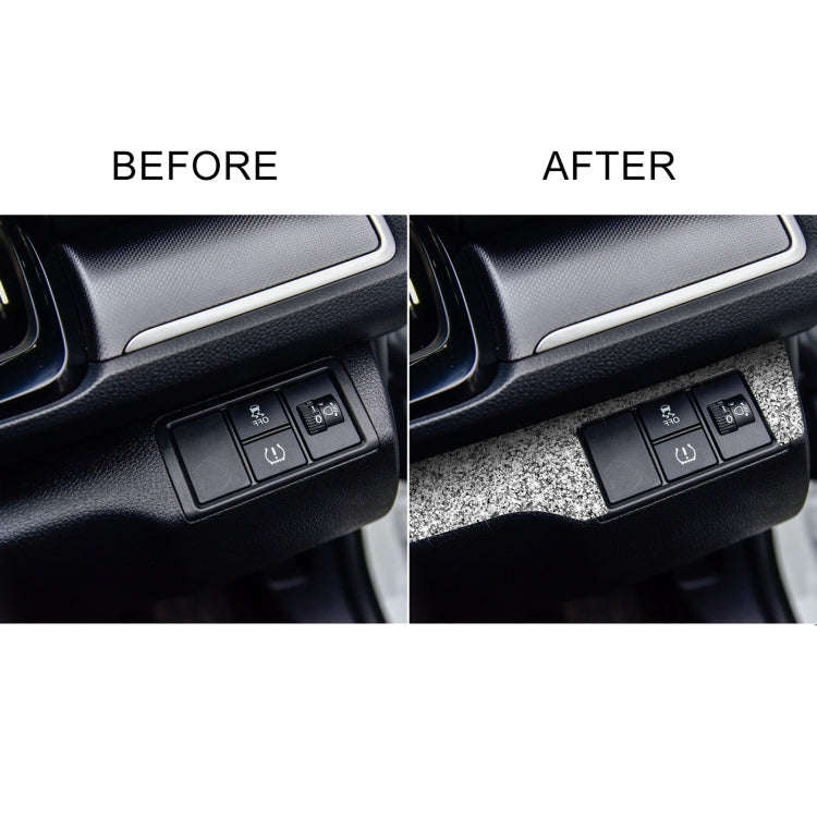 For Honda Civic 2016-2019 Car Headlight Switch Panel Diamond Decorative Sticker, Right-hand Drive