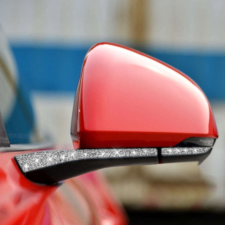 For Ford Mustang 2015-2020 4pcs Car Rearview Mirror Diamond Decoration Sticker, Left and Right Drive