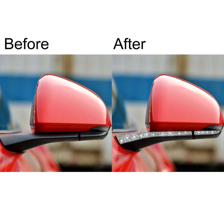 For Ford Mustang 2015-2020 4pcs Car Rearview Mirror Diamond Decoration Sticker, Left and Right Drive