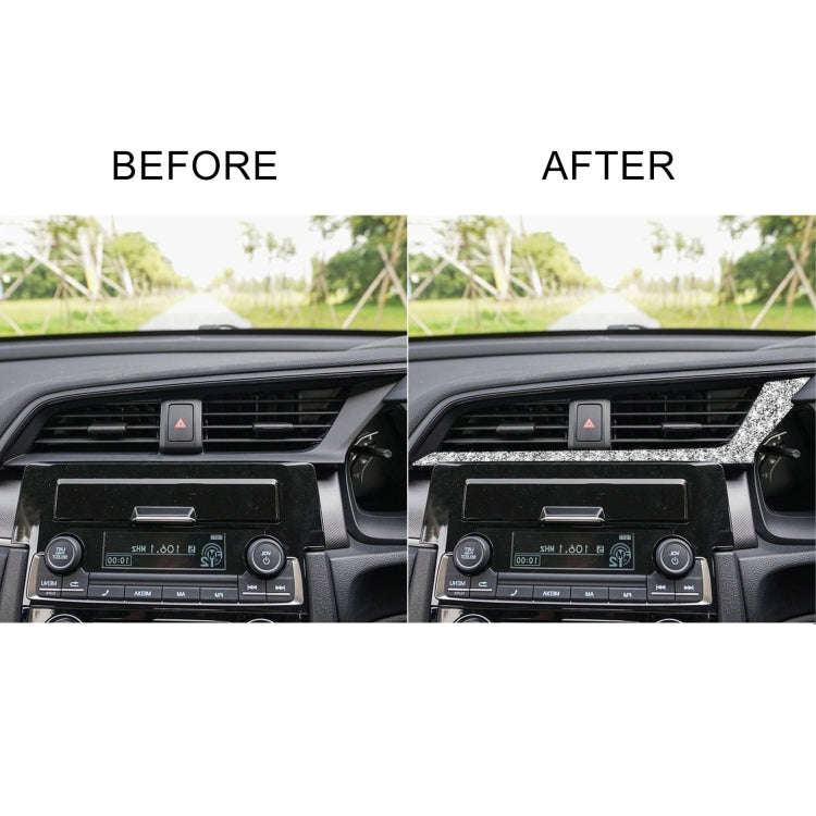 For Honda Civic 2016-2019 Car Central Control Air Outlets Below Diamond Decorative Sticker, Right...