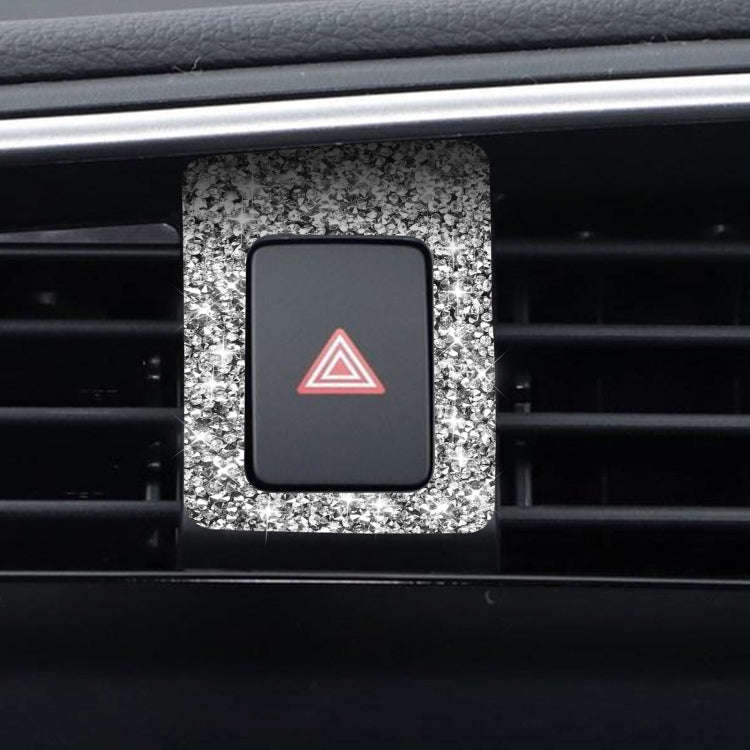 For Honda Civic 2016-2019 Car Warning Light Frame Diamond Decorative Sticker, Right-hand Drive