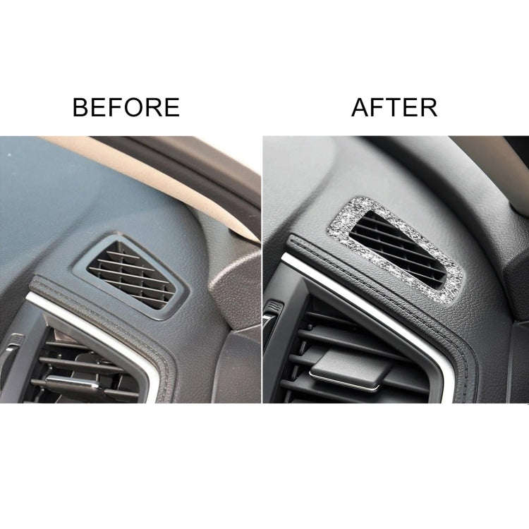 For Honda Civic 2016-2019 Car Instrument Air Outlets Diamond Decorative Sticker, Left-hand Drive
