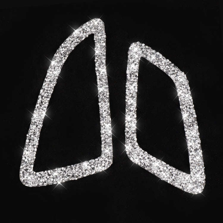 For Honda Civic 2016-2019 Car Instrument Air Outlets Diamond Decorative Sticker, Right-hand Drive