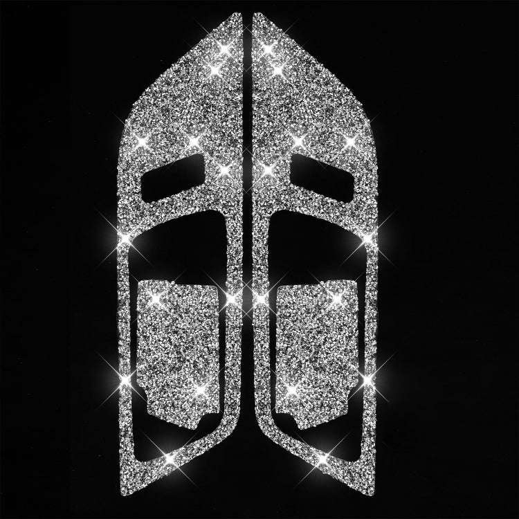 For Ford Mustang 2015-2020 4pcs Car Door Inner Handle Panel Diamond Decoration Sticker, Left and ...