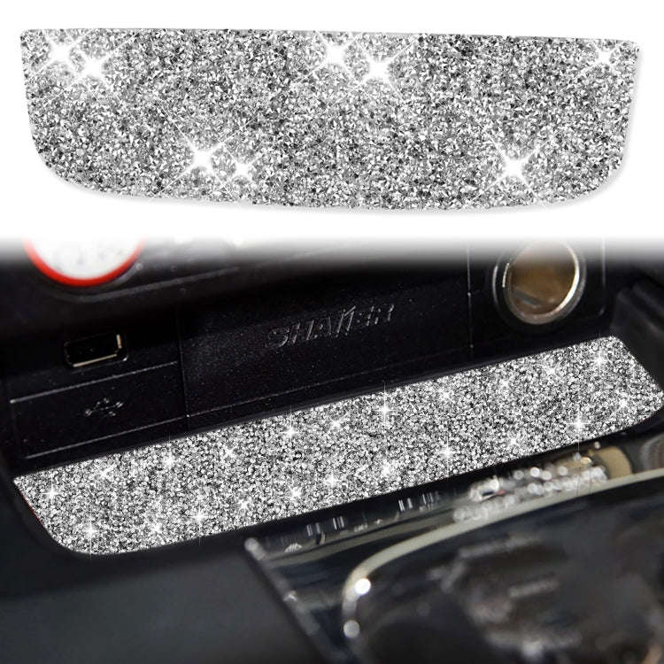 For Ford Mustang 2015-2020 Car Water Cup Holder Upper Diamond Decoration Sticker, Left and Right ...