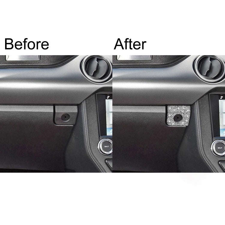 For Ford Mustang 2015-2020 Car Toolbox Diamond Decoration Sticker, Right Drive