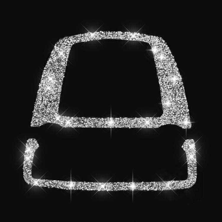 For BMW F10 5 Series 2011-2017 Car Reading Light Panel Diamond Decorative Sticker, Left and Right...