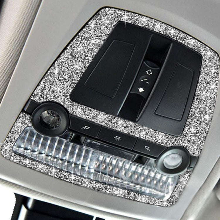 For BMW F10 5 Series 2011-2017 Car Reading Light Panel Diamond Decorative Sticker, Left and Right...