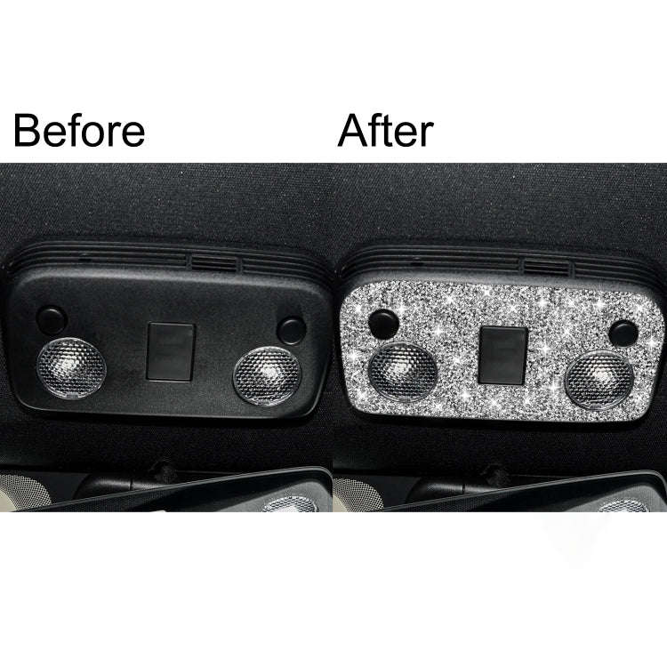 For Ford Mustang 2015-2020 Car Reading Light Diamond Decoration Sticker, Left and Right Drive