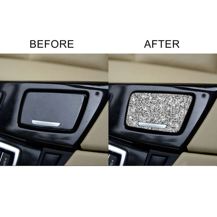 For BMW F10 5 Series 2011-2017 Car Ashtray Diamond Decorative Sticker, Left and Right Drive
